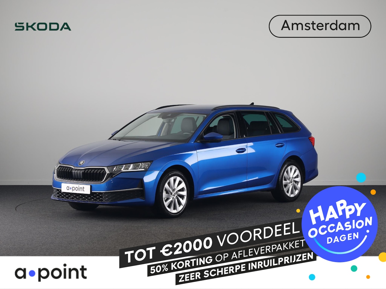 Skoda Octavia Combi - FL First Edition 1.5 TSI m-HEV 85 kW / 115 pk Combi 7 versn. DSG | Advance pakket | Achter - AutoWereld.nl