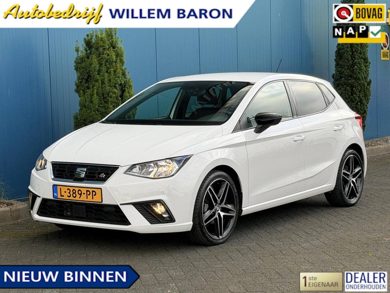 SEAT Ibiza - 1.0 TSI FR Business Intense CARPLAY | CAM | 18"LMV | CRUISE | NAV | CAM | PDC | NAP | 1'EI - AutoWereld.nl