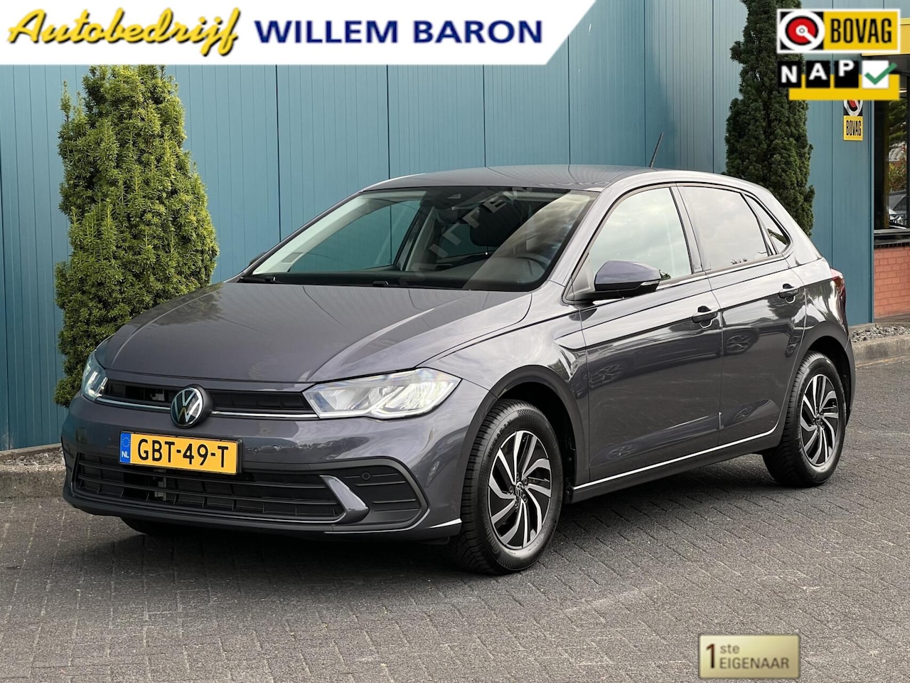 Volkswagen Polo - 1.0 TSI Life Edition NAV.VIA.CARPLAY/ANDROID | STOELVERW | ADAPT.CRUISE | CAM | KEYLESS | - AutoWereld.nl