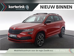 Skoda Karoq - 1.5 TSI ACT Sportline Business Pano, Trekhaak, Camera, Stoelverwarming, Elektr. Achterklep