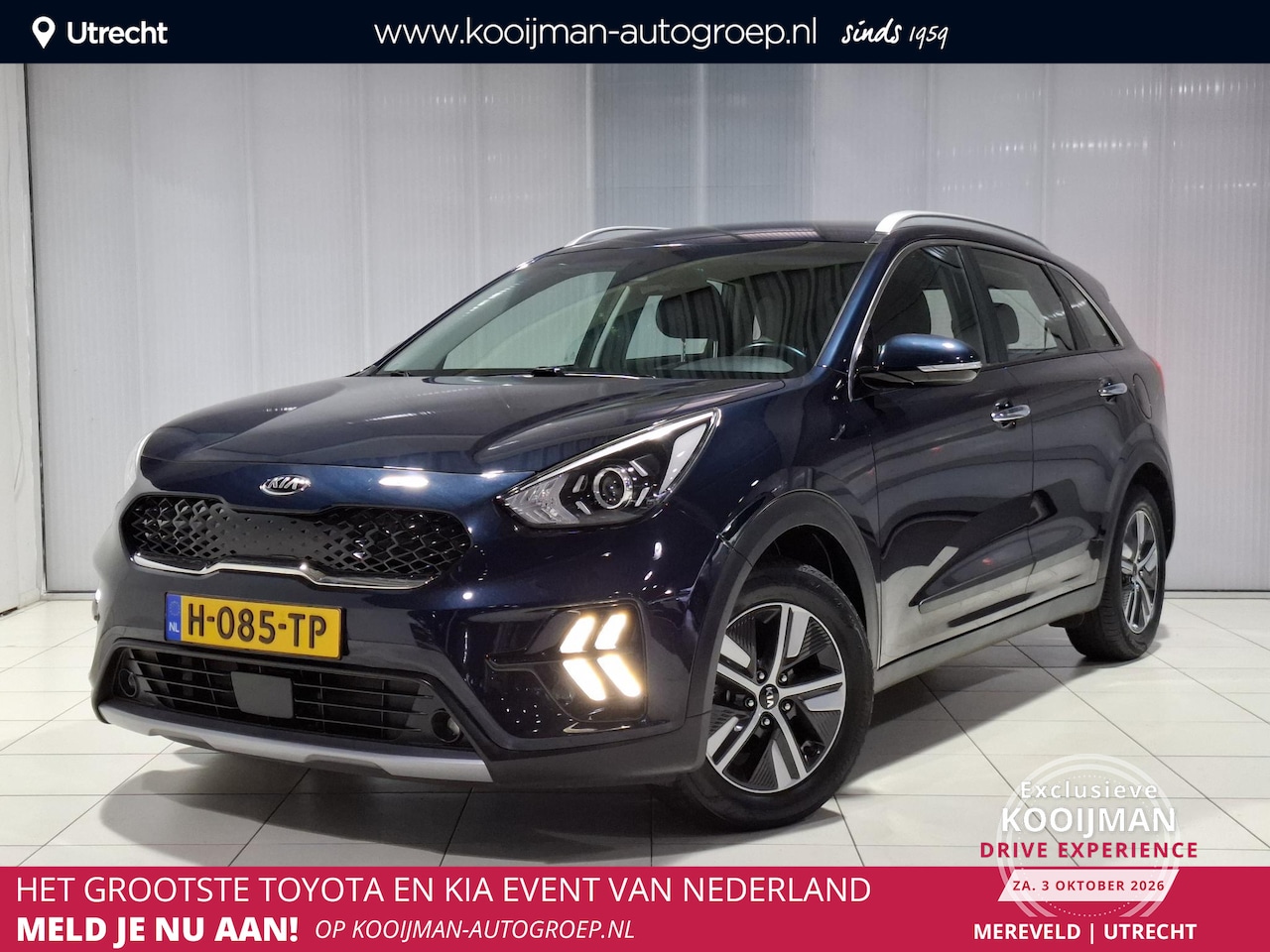 Kia Niro - 1.6 GDi Hybrid DynamicLine Apple Carplay/Android Auto, Navigatie, Camera. - AutoWereld.nl