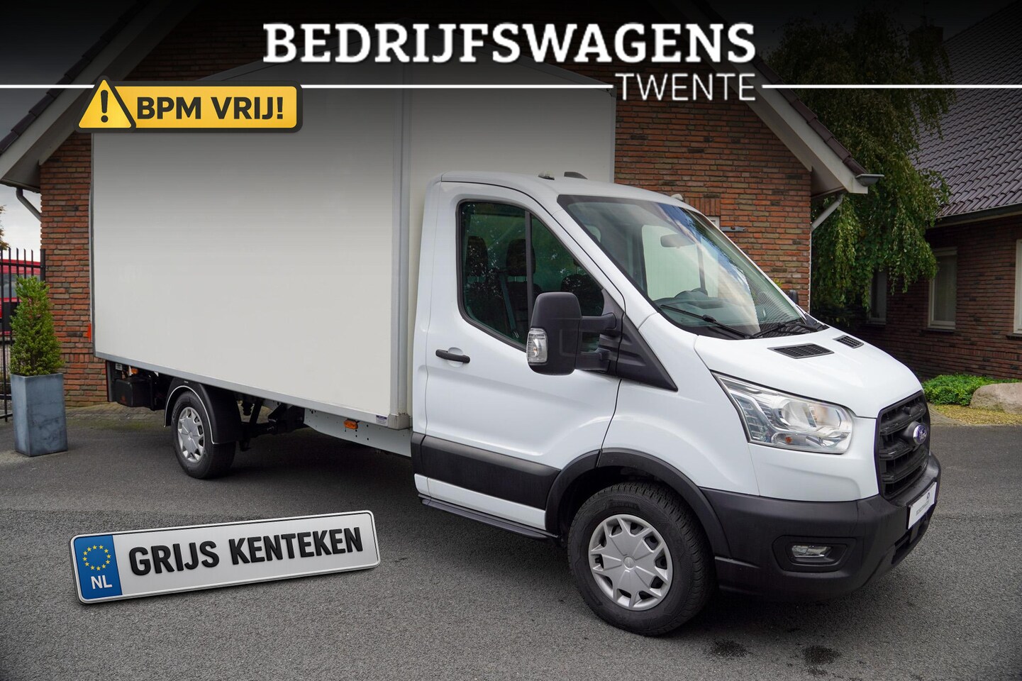 Ford Transit - 2.0 TDCi 130 pk Bakwagen met Laadklep Airco Cruise Control, LxBxH 420x200x210 cm, 3-Zits - AutoWereld.nl