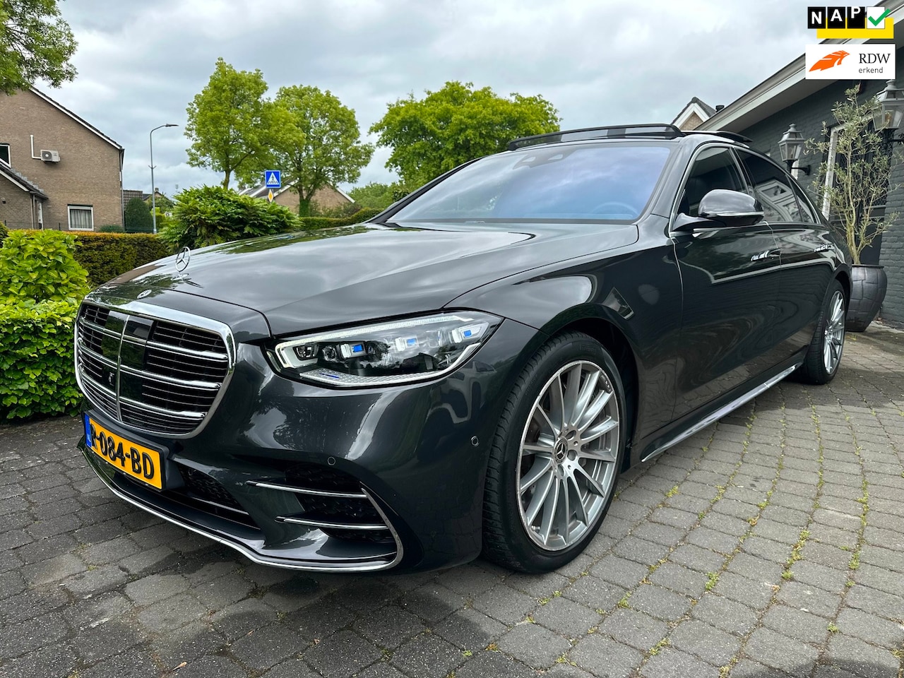 Mercedes-Benz S-klasse - 580 e Lang AMG, Pano, Dealer Onderhouden - AutoWereld.nl