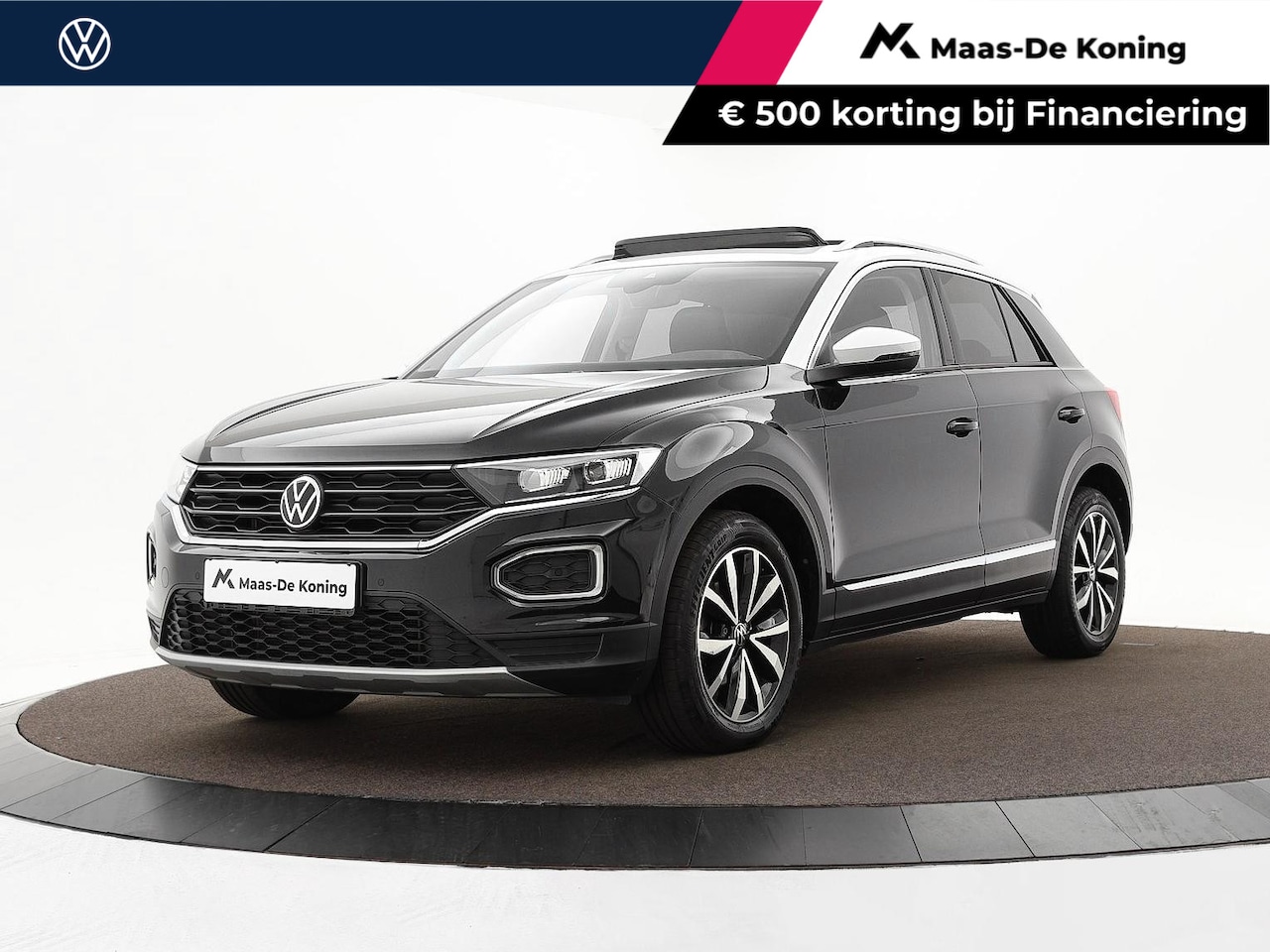 Volkswagen T-Roc - 1.5 TSI 150pk DSG Style · Panoramadak · Camera · Elek. Achterklep · Dodehoeksensor · Stoel - AutoWereld.nl