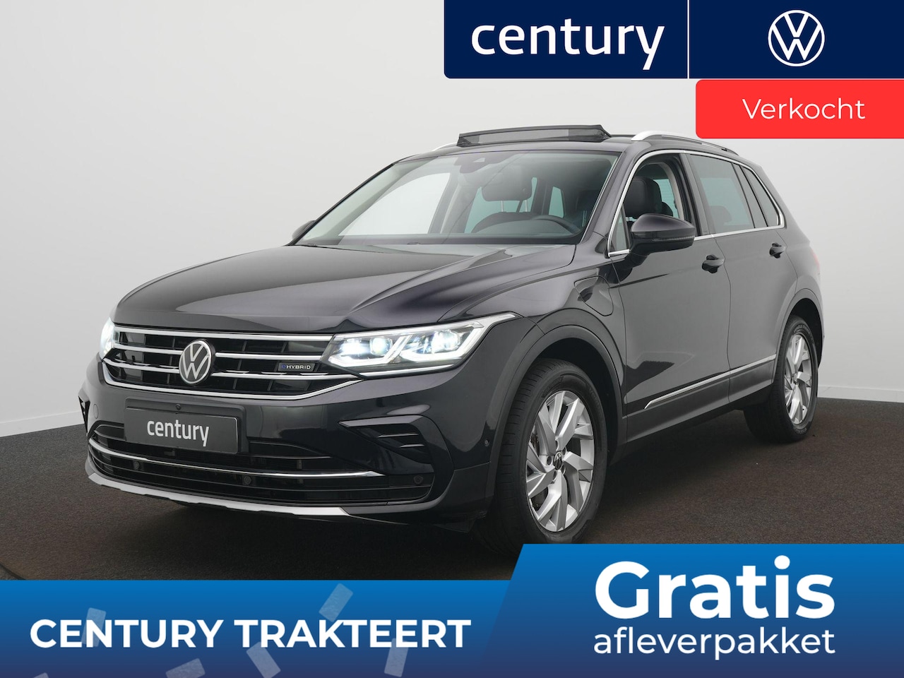 Volkswagen Tiguan - 1.4 TSI eHybrid Elegance Automaat - Panoramisch schuif-kanteldak - Leer - 360 camera - Nav - AutoWereld.nl
