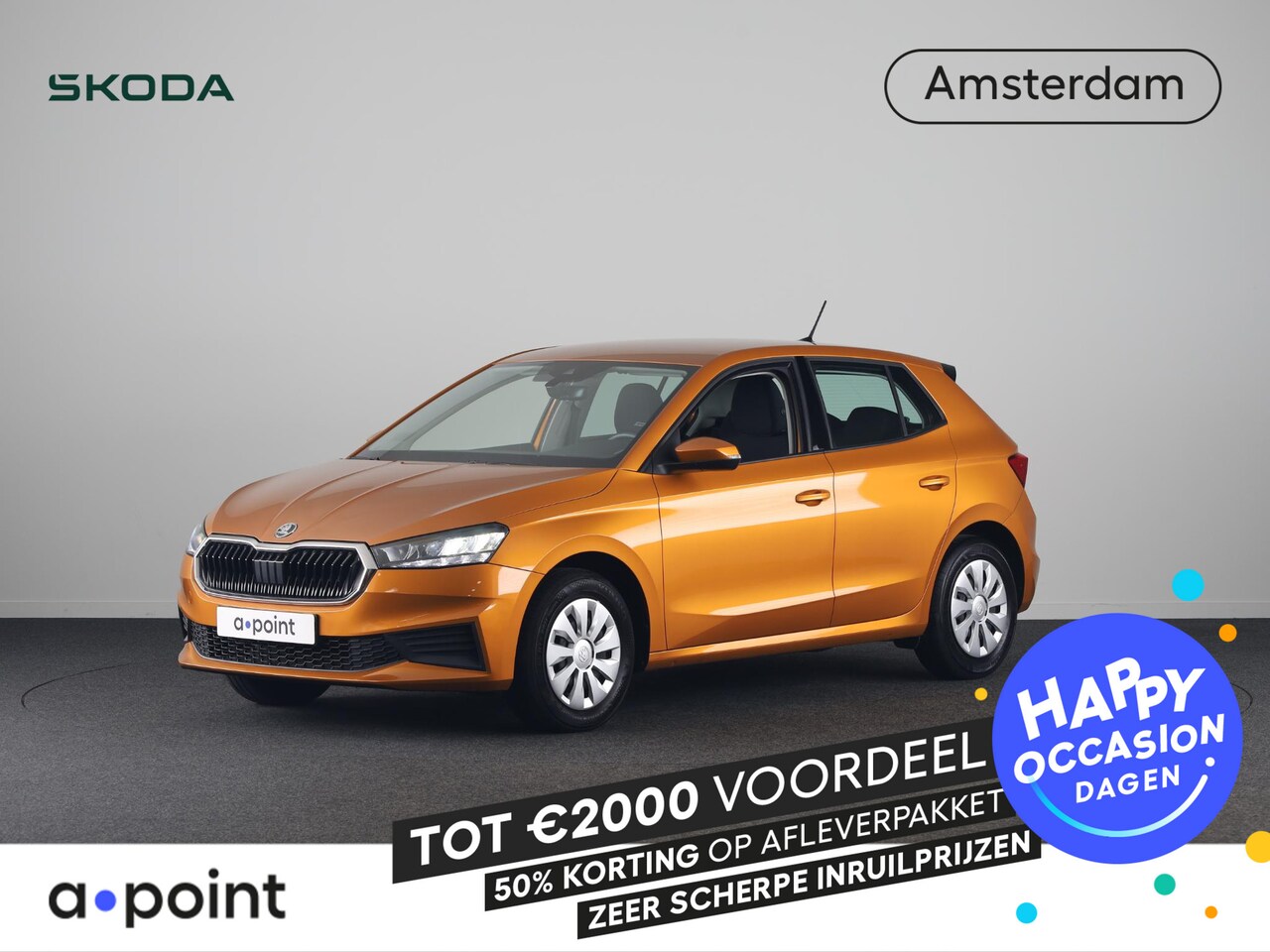 Skoda Fabia - 1.0 TSI Ambition 95 pk | Navigatie via App | Parkeersensoren achter | Cruise control | LED - AutoWereld.nl