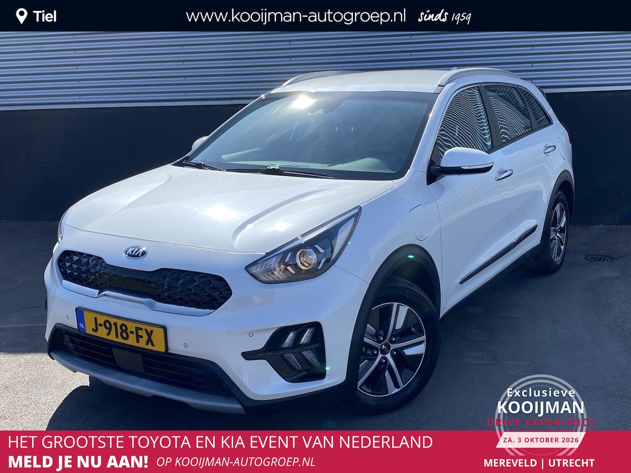 Kia Niro - 1.6 GDi PHEV DynamicLine Trekhaak, Navigatie, Nieuw geleverd en dealeronderhouden, Achteru - AutoWereld.nl