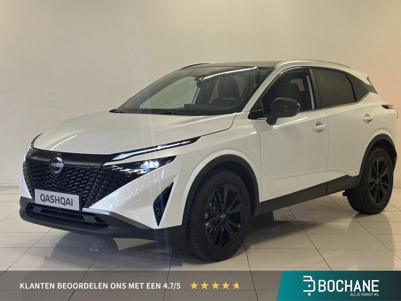 Nissan Qashqai - 1.5 e-Power Tekna /Panoramadak/Cold-pack/Pearl lak/leder interieur/ stoelverstelling met g - AutoWereld.nl