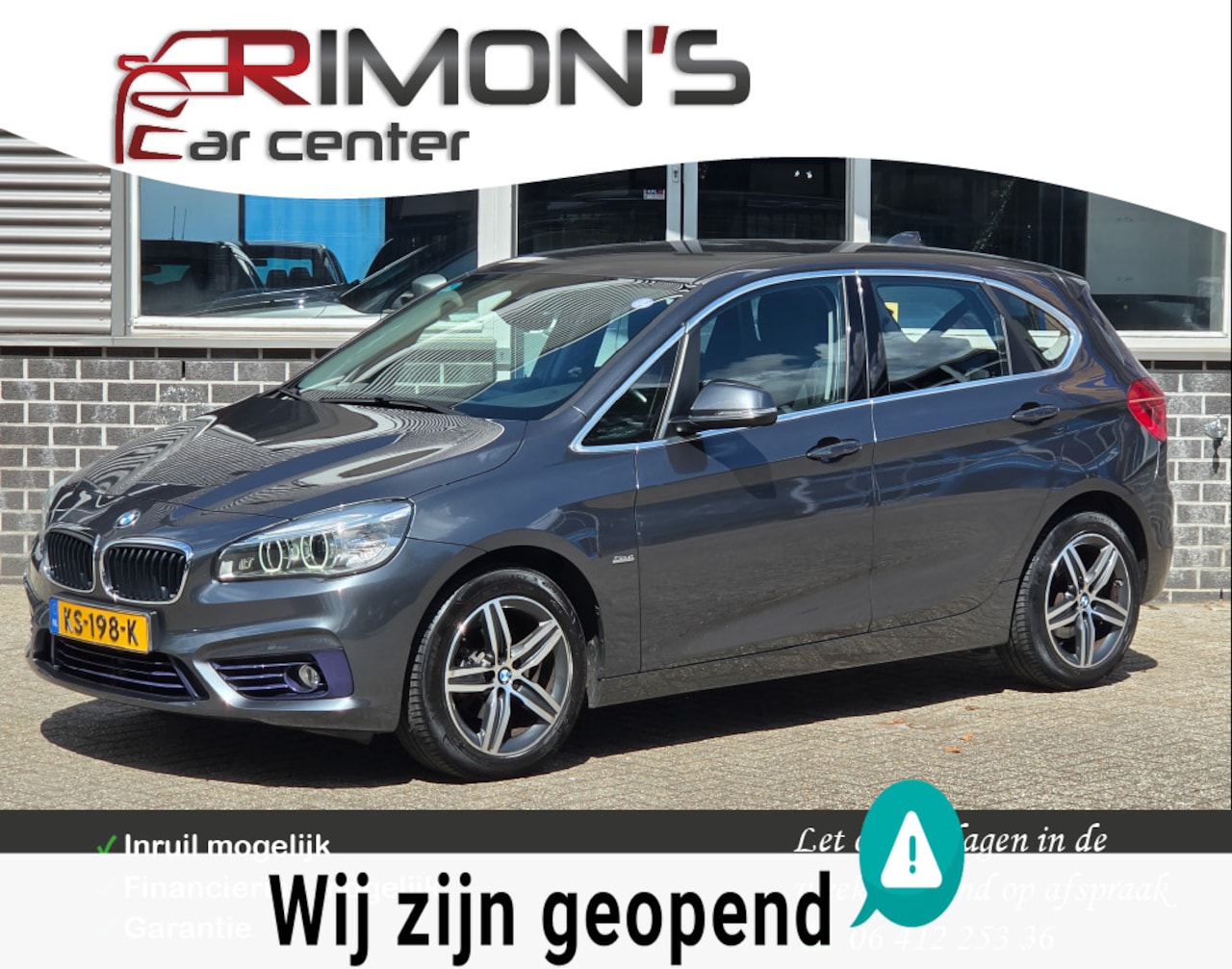 BMW 2-serie Active Tourer - 216i Sport-Line Navi Pdc Led Pakket - AutoWereld.nl
