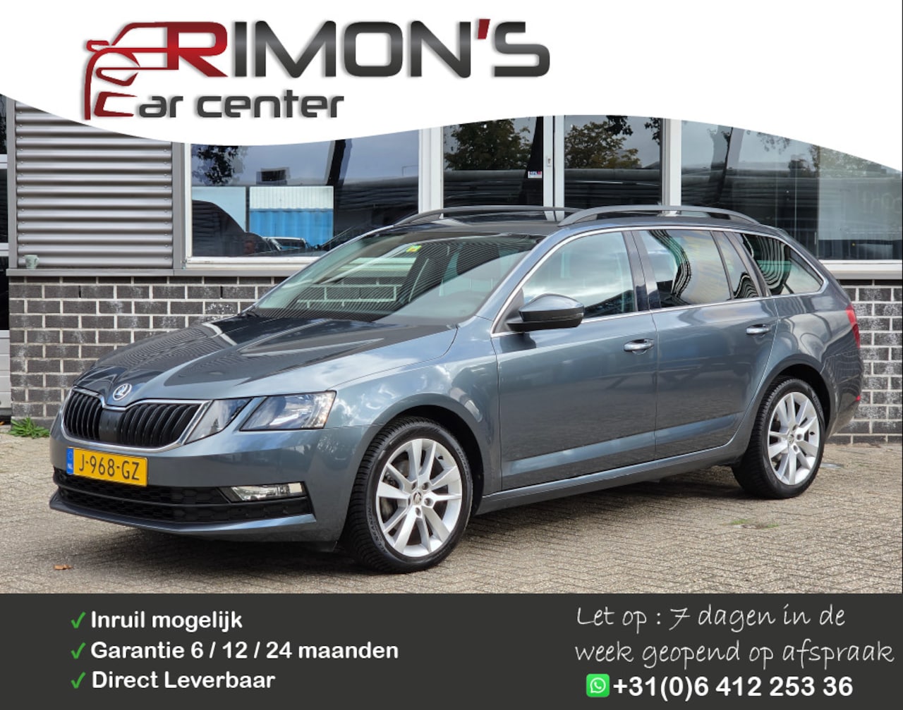 Skoda Octavia Combi - 1.5 TSI Automaat Greentech Business Edition Apk 09-2027 - AutoWereld.nl
