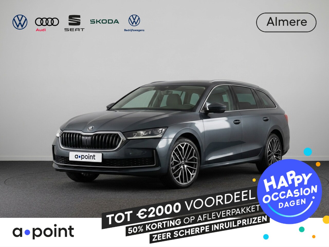 Skoda Superb Combi - 1.5 TSI MHEV Business Edition 150PK | Memory & massage stoelen | Leder | Clima | Apple car - AutoWereld.nl
