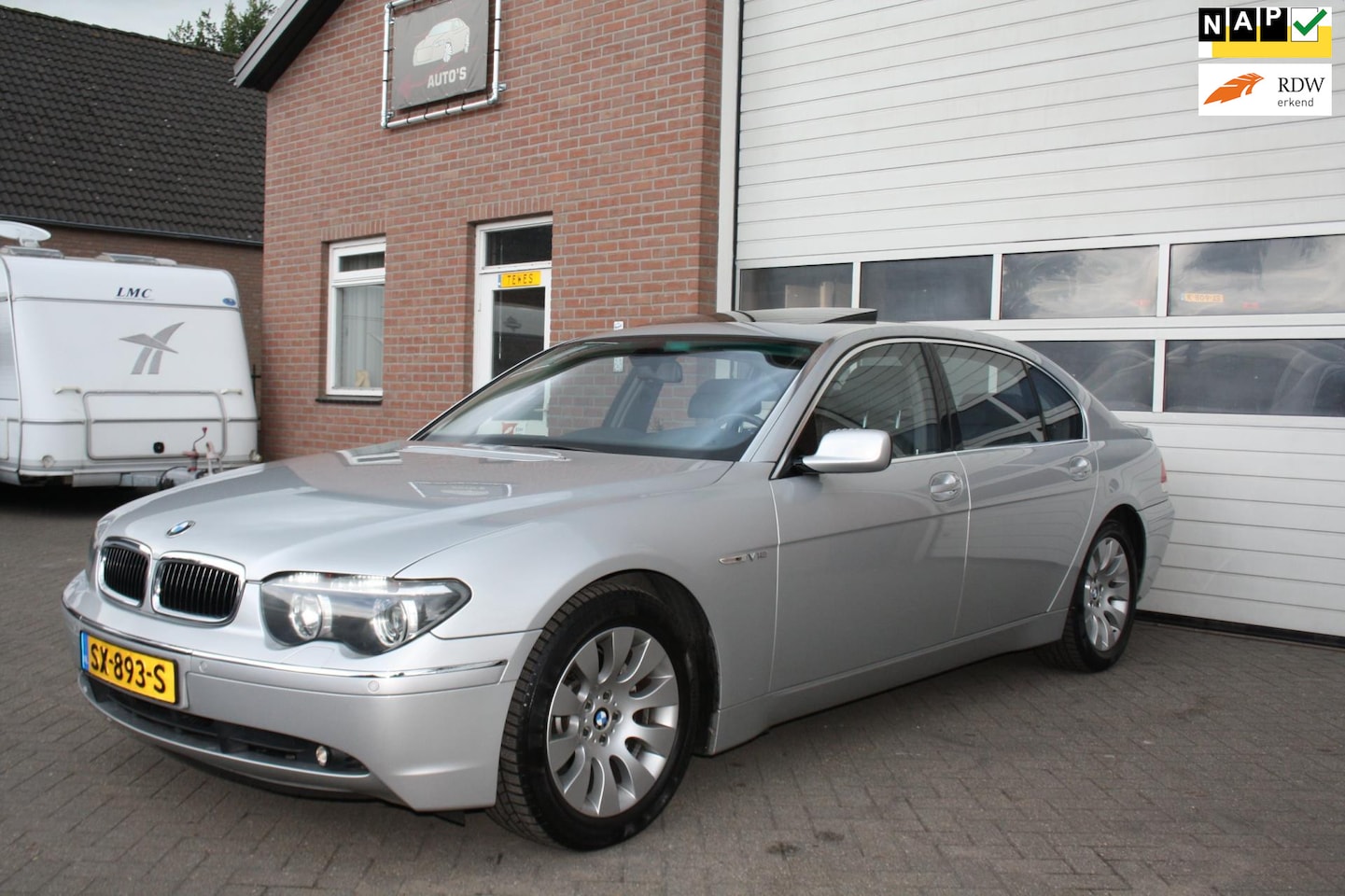 BMW 7-serie - 760Li lange uitvoering.Bomvol, 90.000km, Koelkast, Tv, Elektrische Stoelen Achterin, Stuur - AutoWereld.nl