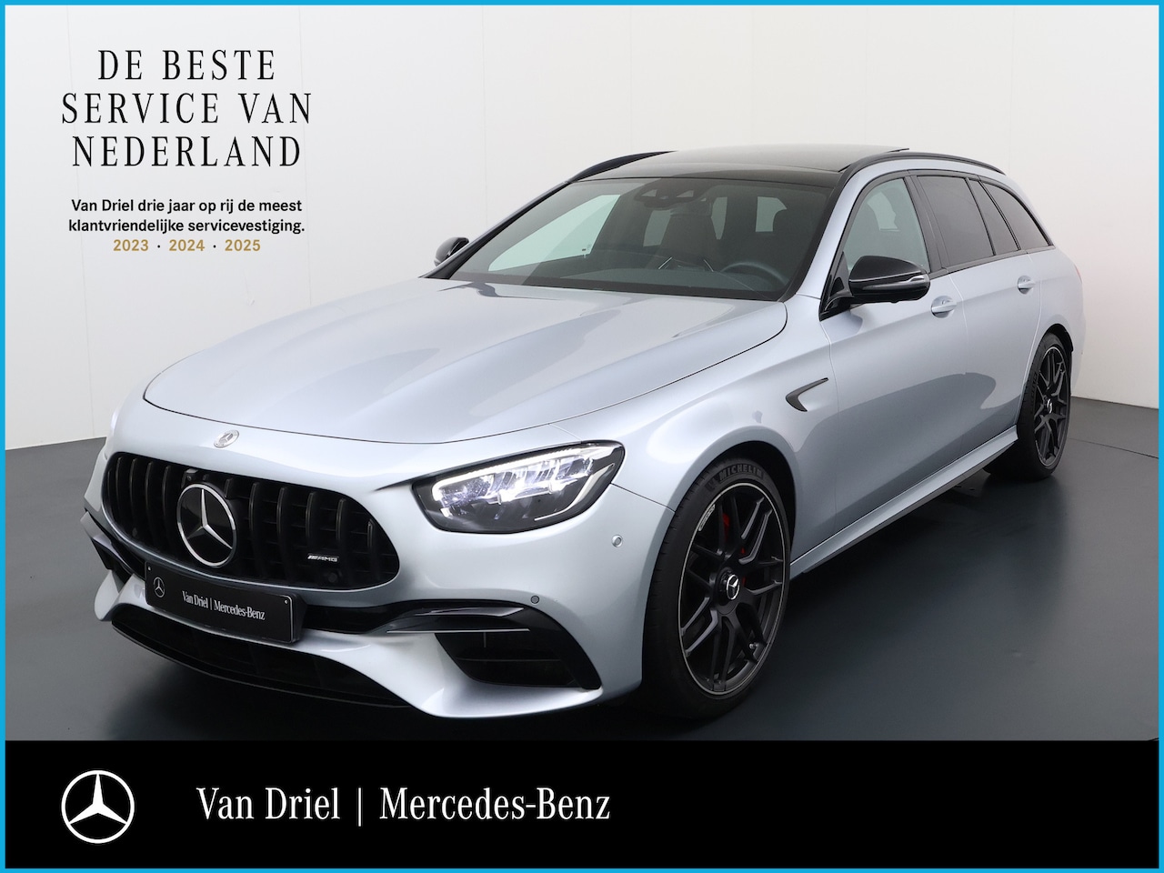 Mercedes-Benz E-klasse Estate - AMG E 63 S 4MATIC+ | Bruin Leder - Performance-stoelen High-End Pano Burmester Memory - AutoWereld.nl