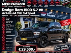 Dodge Ram 1500 - 5.7 V8 4x4 Quad Cab 6'4 Sport 1500 5.7 HEMI V8 4x4 Quad Cab 6'4 Sport | LPG | Schuif/kante