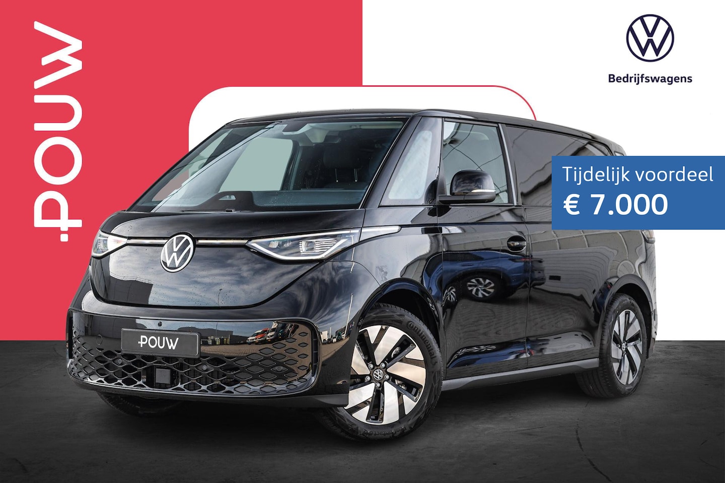 Volkswagen ID. Buzz Cargo - 286pk Bulli Edition 79 kWh | Climate Control | Trekhaak Wegklapbaar - AutoWereld.nl
