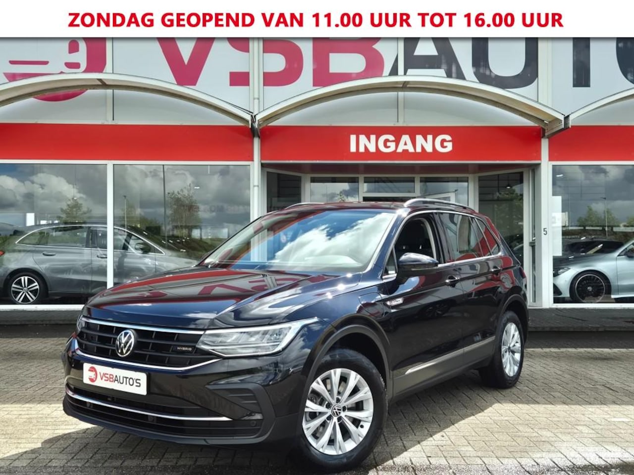 Volkswagen Tiguan - 1.4 E-HYBRID 245PK AUTOMAAT NAVI CAMERA CARPLAY AIRCO LMV - AutoWereld.nl