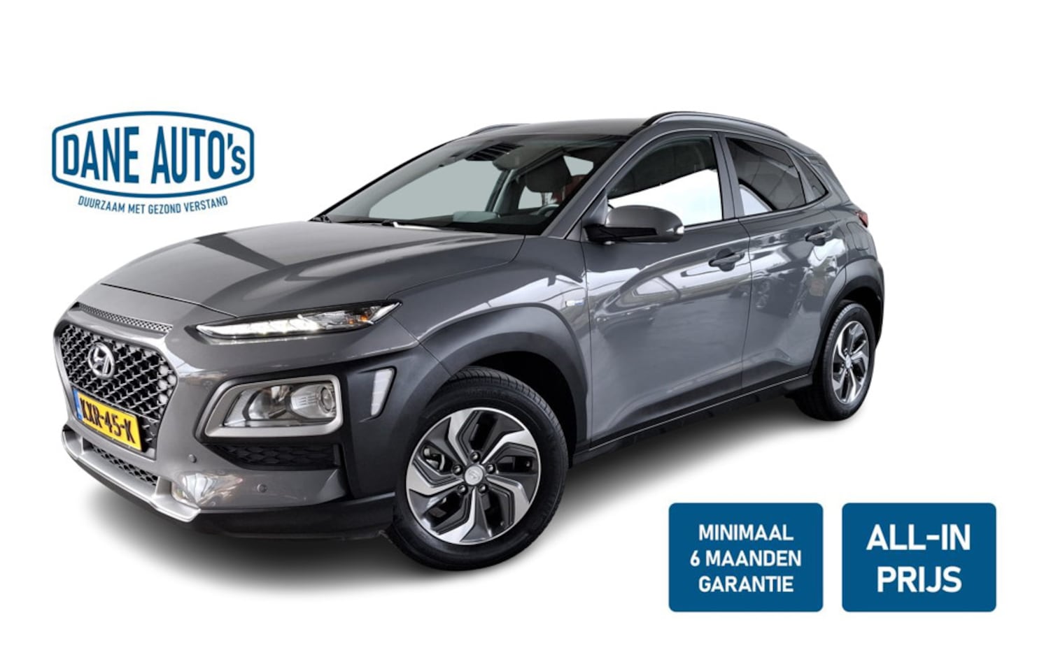Hyundai Kona - 1.6 HEV Fashion | PARK SENSOR - RIJKLAARPRIJS - AutoWereld.nl