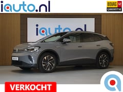 Volkswagen ID.4 - Pro 77 kWh Pano/IQ.Light Matrix /360/HUD/DCC/Keyless/Stoelverw./Dodehoek/Wegkl. trekhaak/S
