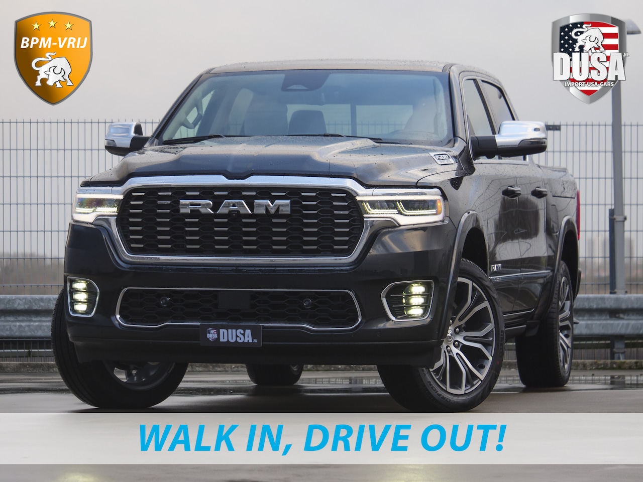 Dodge Ram 1500 - | Tungsten | 3.0L Twin-Turbo Hurricane | High Output | Crew Cab | 4X4 BPM-VRIJ | 14,4 Inch - AutoWereld.nl