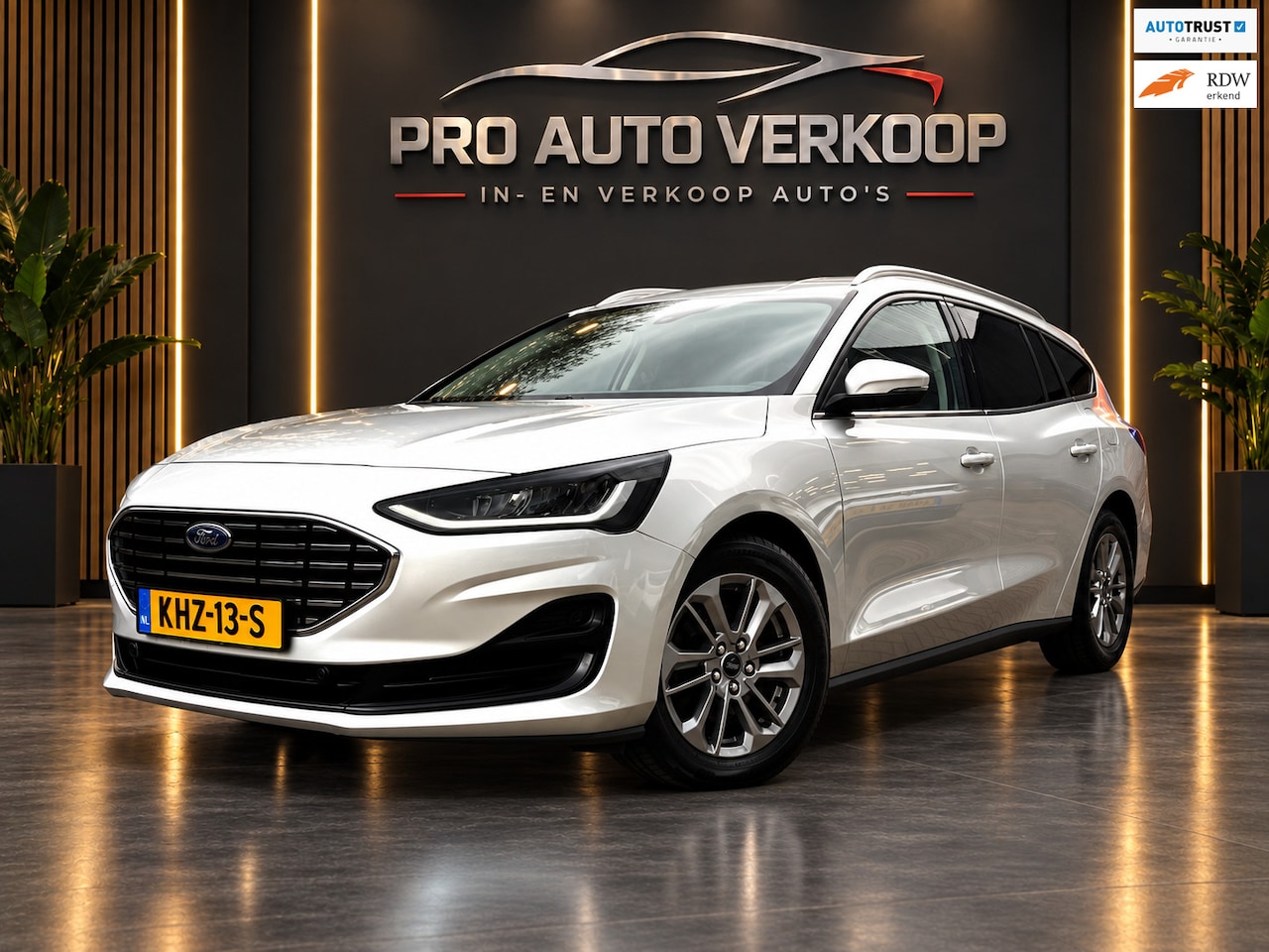 Ford Focus Wagon - 1.0 EcoBoost Hybrid Titanium X Carplay-gr scherm-Digitale scherm - AutoWereld.nl