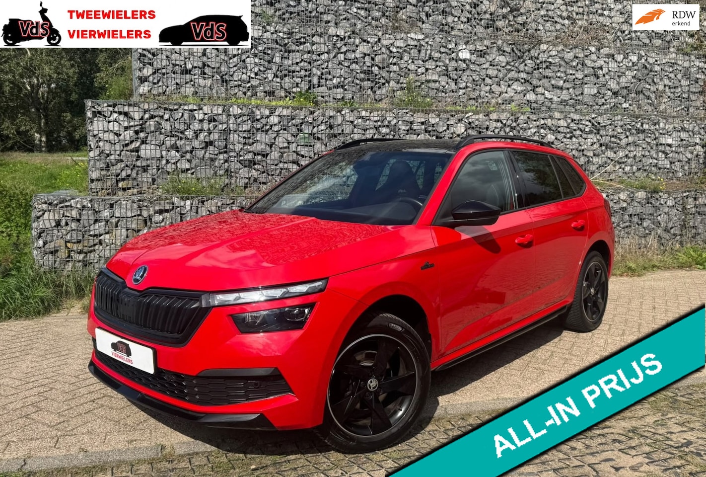 Skoda Kamiq - 1.0 TSI Monte Carlo Pano CarPlay Stoelverw Trekh - AutoWereld.nl