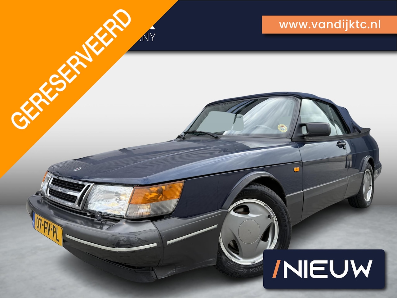 Saab 900 Cabrio - 2.0 S ✓Airco ✓Elektrische Kap ✓Turbo ✓Vol Leder ✓Goed onderhouden - AutoWereld.nl