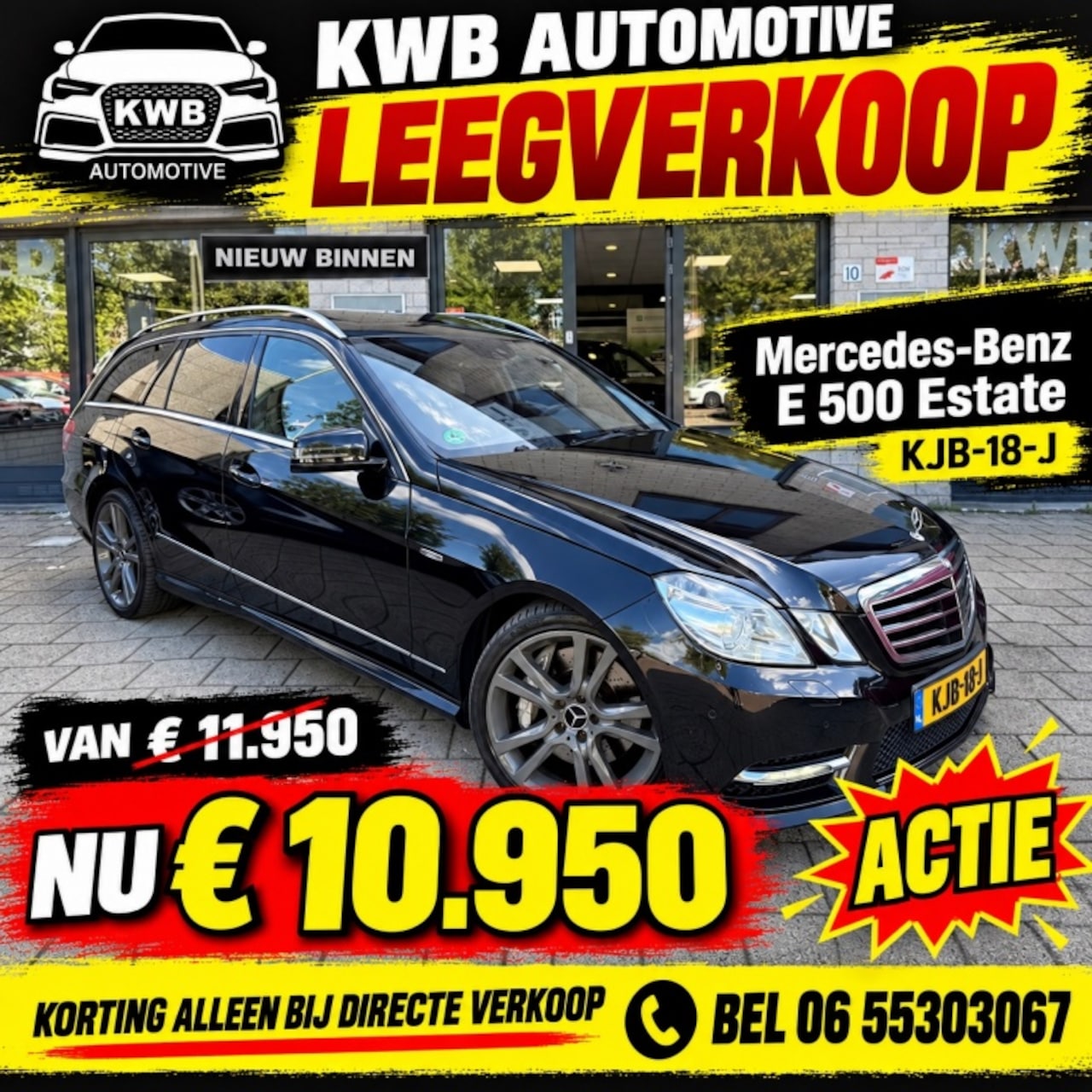 Mercedes-Benz E-klasse Estate - 500 AMG Harman Night vision Luchtvering | Full options - AutoWereld.nl