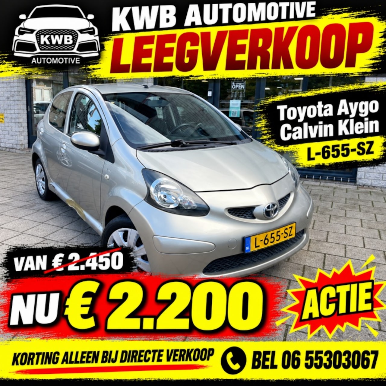 Toyota Aygo - 1.0-12V 5-deurs Calvin Klein | Leer | Airco - AutoWereld.nl