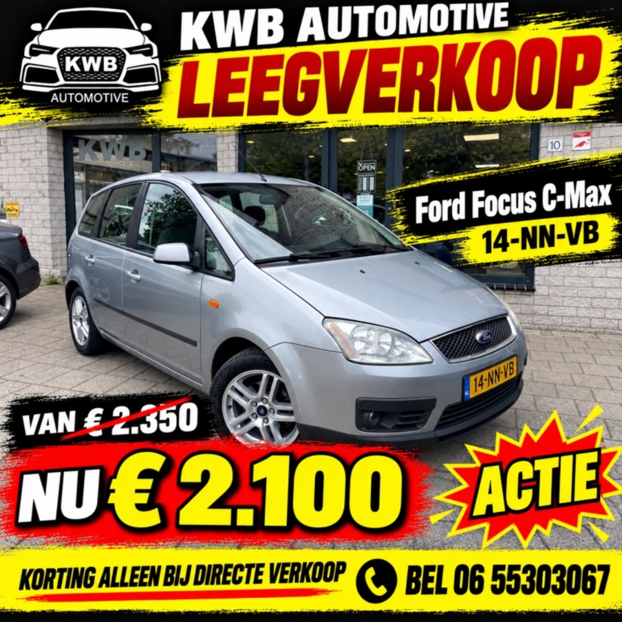 Ford Focus C-Max - 1.8-16V First Edition | Airco APK | NAP - AutoWereld.nl