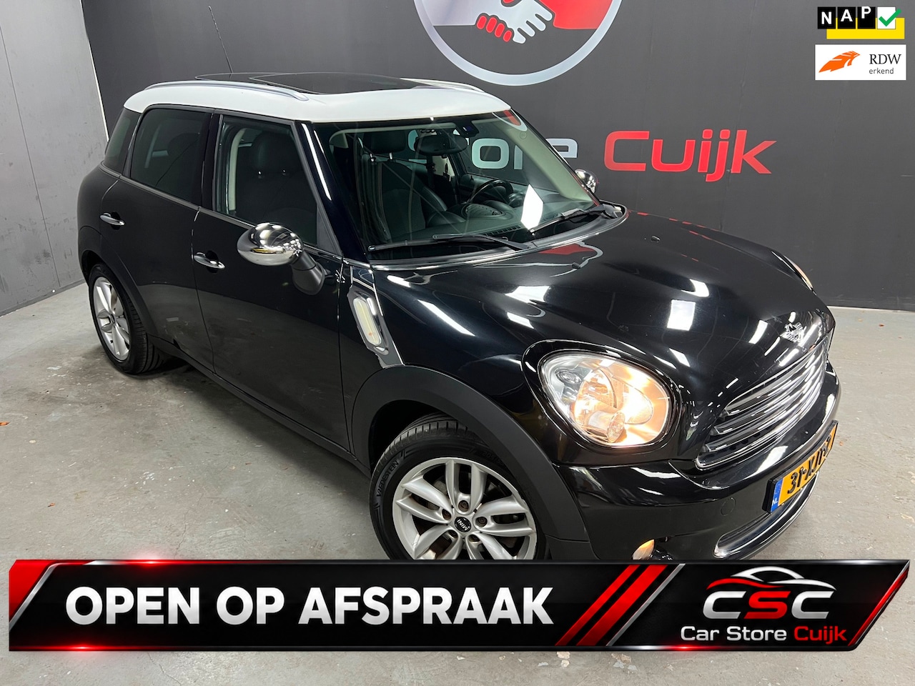 MINI Countryman - 1.6 One Edition|Pano|Trekhaak|Leder|Ambilight - AutoWereld.nl