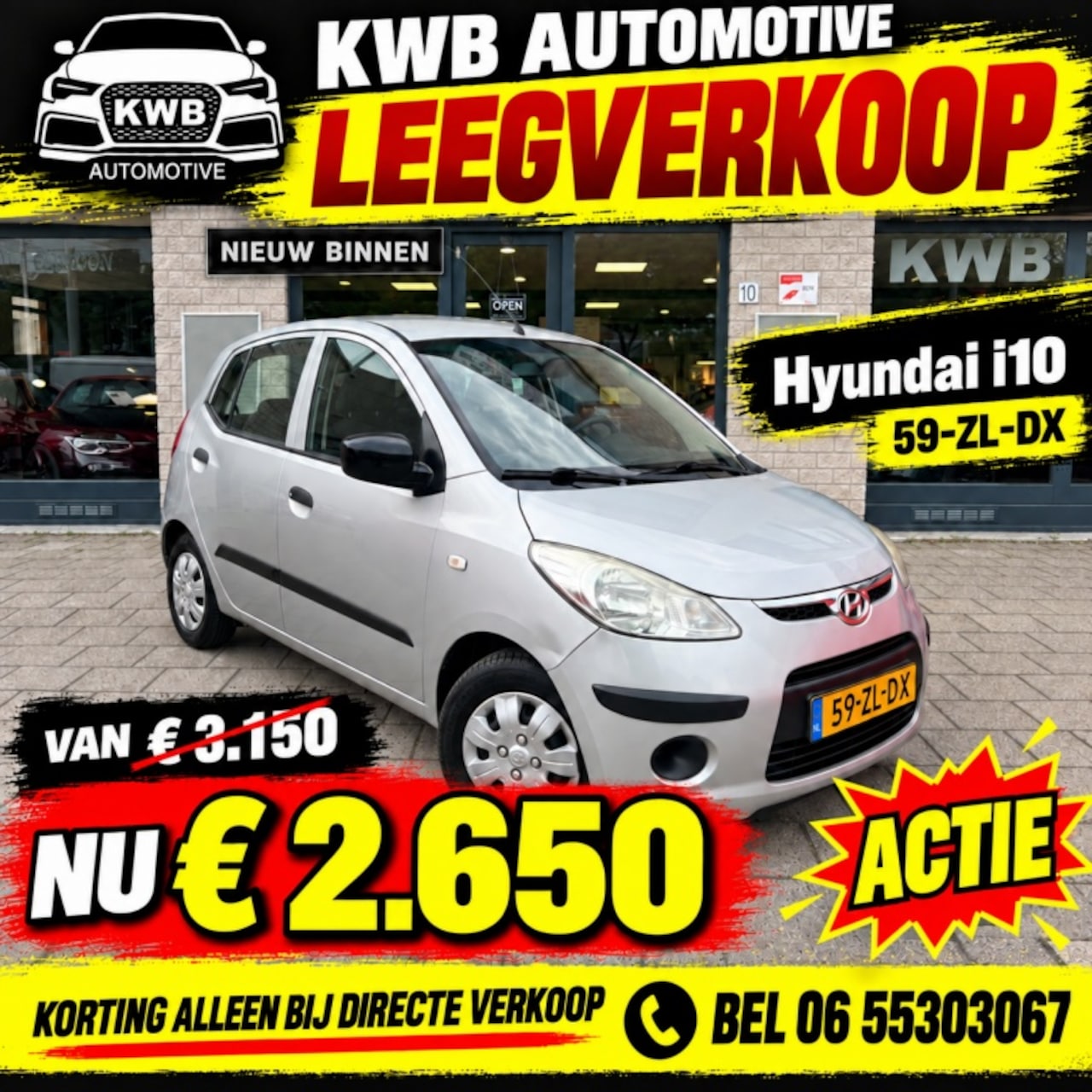 Hyundai i10 - 1.1 Active Cool 5-deurs | Airco | CarPlay | NAP - AutoWereld.nl