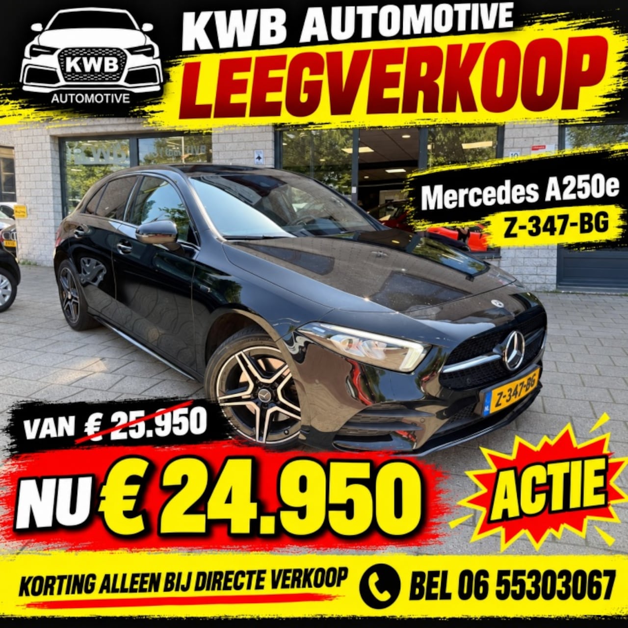 Mercedes-Benz A-klasse - 250 e AMG | Panoramadak | Burmester | Camera LED - AutoWereld.nl
