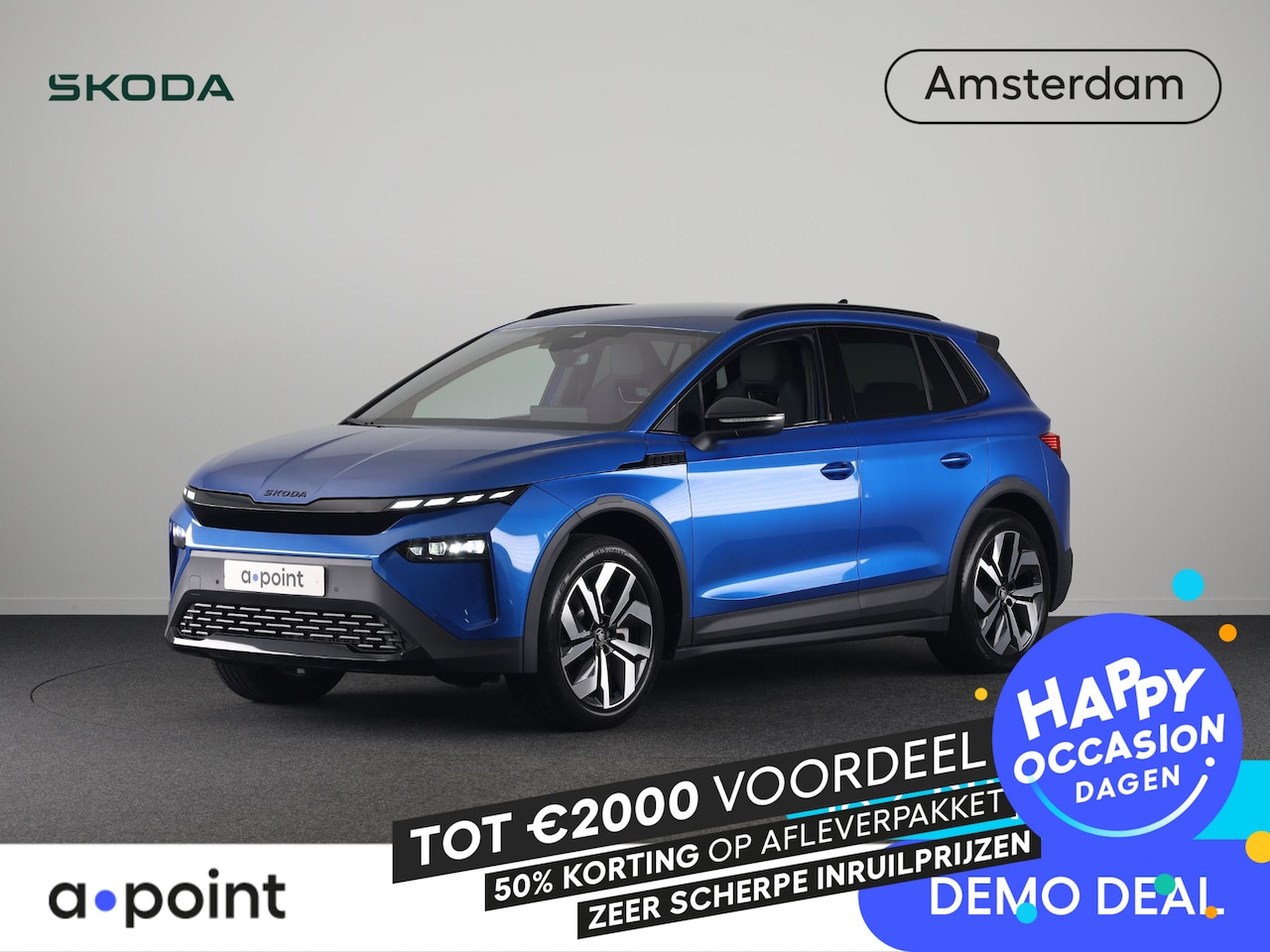 Skoda Elroq - 85 Sportline 286pk | Pluspakket | Trekhaak | Adaptief onderstel | Warmtepomp | Verw. voorr - AutoWereld.nl
