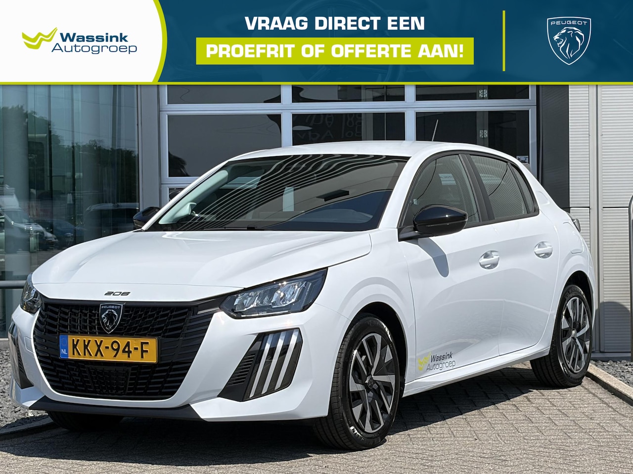 Peugeot 208 - 1.2 Hybrid 110 e-DCS6 Business | Apple CarPlay en Android | - AutoWereld.nl