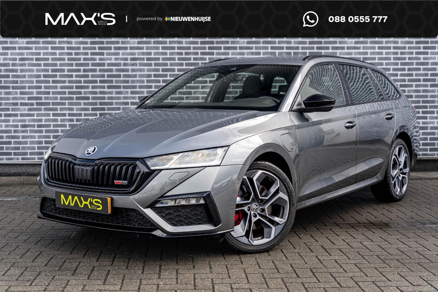 Skoda Octavia Combi - 1.4 TSI RS iV PHEV Business | Plug-in Hybrid | Achteruitrijcamera | Keyless Entry | Elektr - AutoWereld.nl