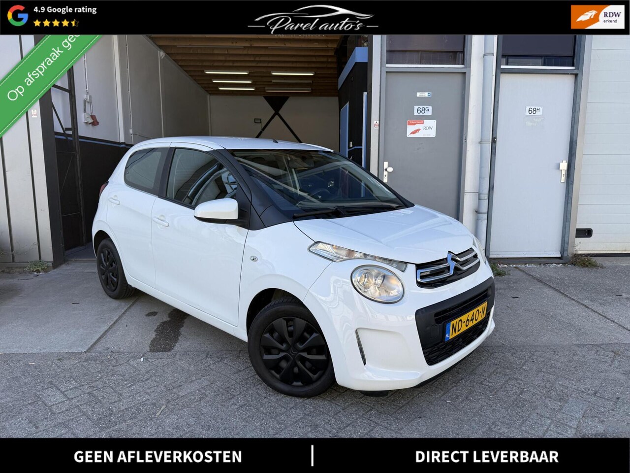 Citroën C1 - 1.0 e-VTi Airscape Feel|APK|NAP|Airco|5 Deuren - AutoWereld.nl