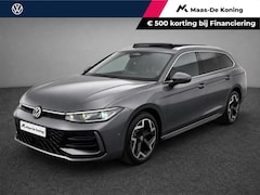 Volkswagen Passat Variant - 1.5eHybrid 200kW/272PK R-Line · Panoramadak · Trekhaak · 360°Camera + Parkeersensoren · Ga