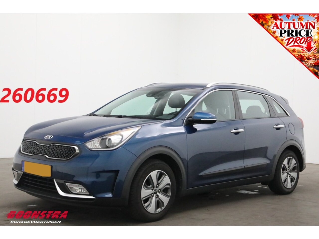Kia Niro - 1.6 GDi Hybrid DynamicLine Navi Clima Cruise Camera PDC - AutoWereld.nl