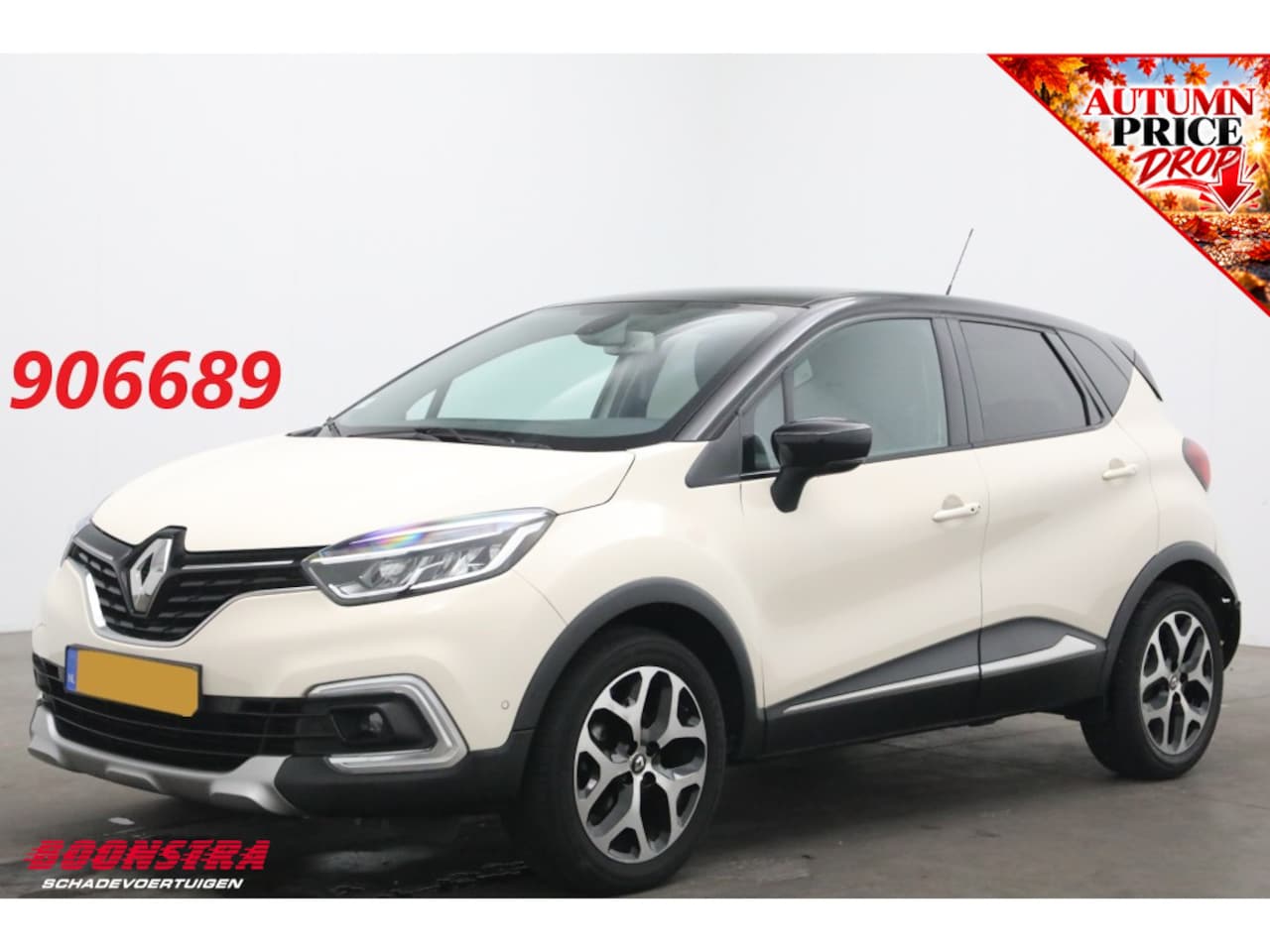 Renault Captur - 1.2 TCe Aut. Edition One Cruise Navi Clima SHZ Leder Apple/Android Camera PDC - AutoWereld.nl