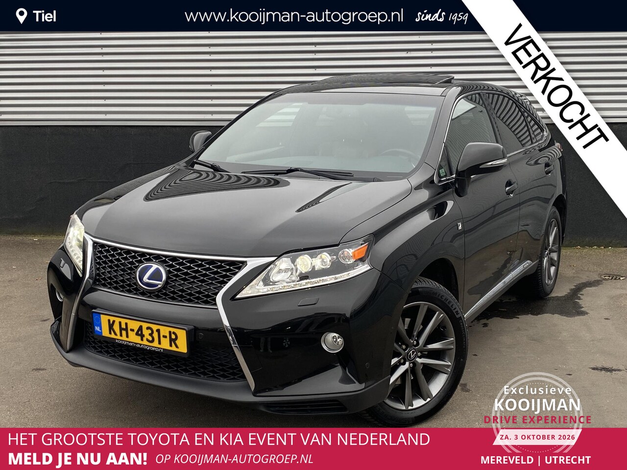 Lexus RX 450h - 4WD F-Sport Line Auto vol luxe, trekhaak, schuif-/kanteldak, HUD, navigatie, stoelverwarmi - AutoWereld.nl