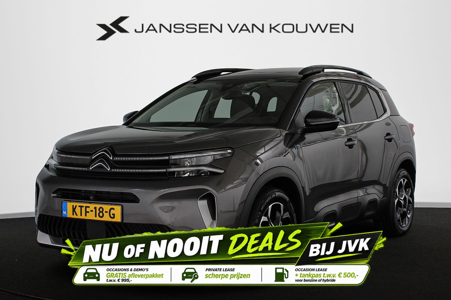 Citroën C5 Aircross - 1.6 Plug-in Hybrid 225 Shine Pack Panoramadak 360 Camera Keyless - AutoWereld.nl