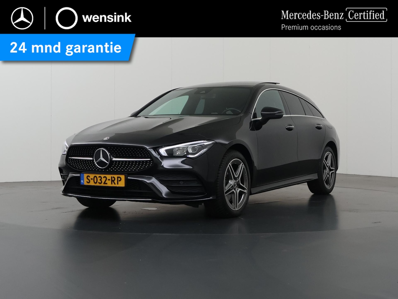 Mercedes-Benz CLA-klasse Shooting Brake - 250 e AMG Line | Panoramadak | Stoelverwarming | Widescreen | Sfeerverlichting | Achteruit - AutoWereld.nl