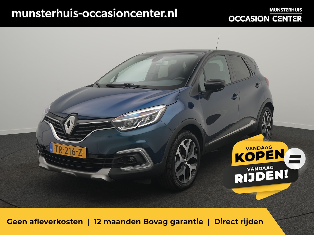 Renault Captur - TCe 90 Intens - RIJKLAARPRIJS - Afneembare trekhaak - Camera - AutoWereld.nl