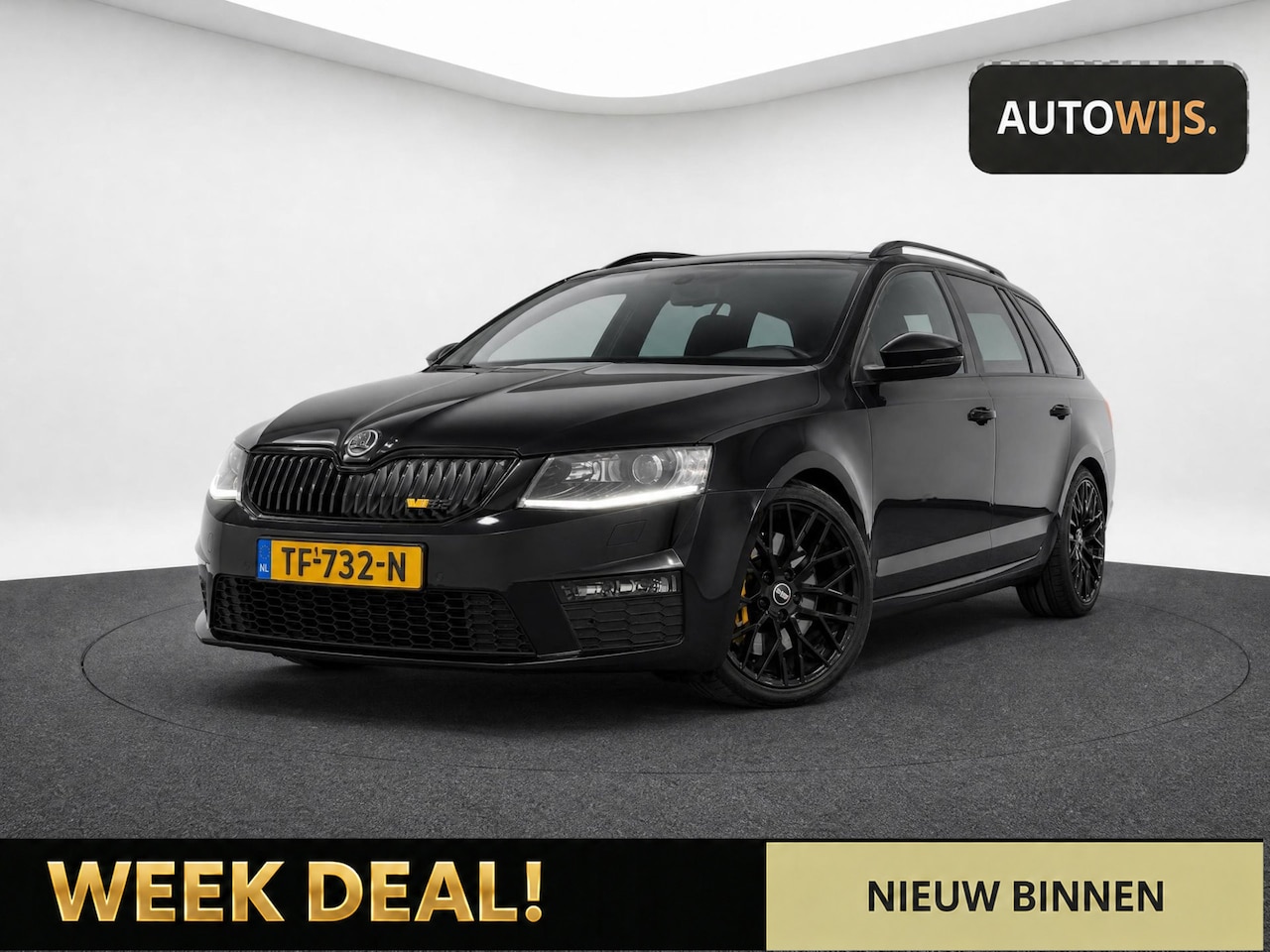 Skoda Octavia Combi - 2.0 TDI RS|184PK|AUT|PANO|HALF LEER|D-RIEMVV|TREKHAAK - AutoWereld.nl