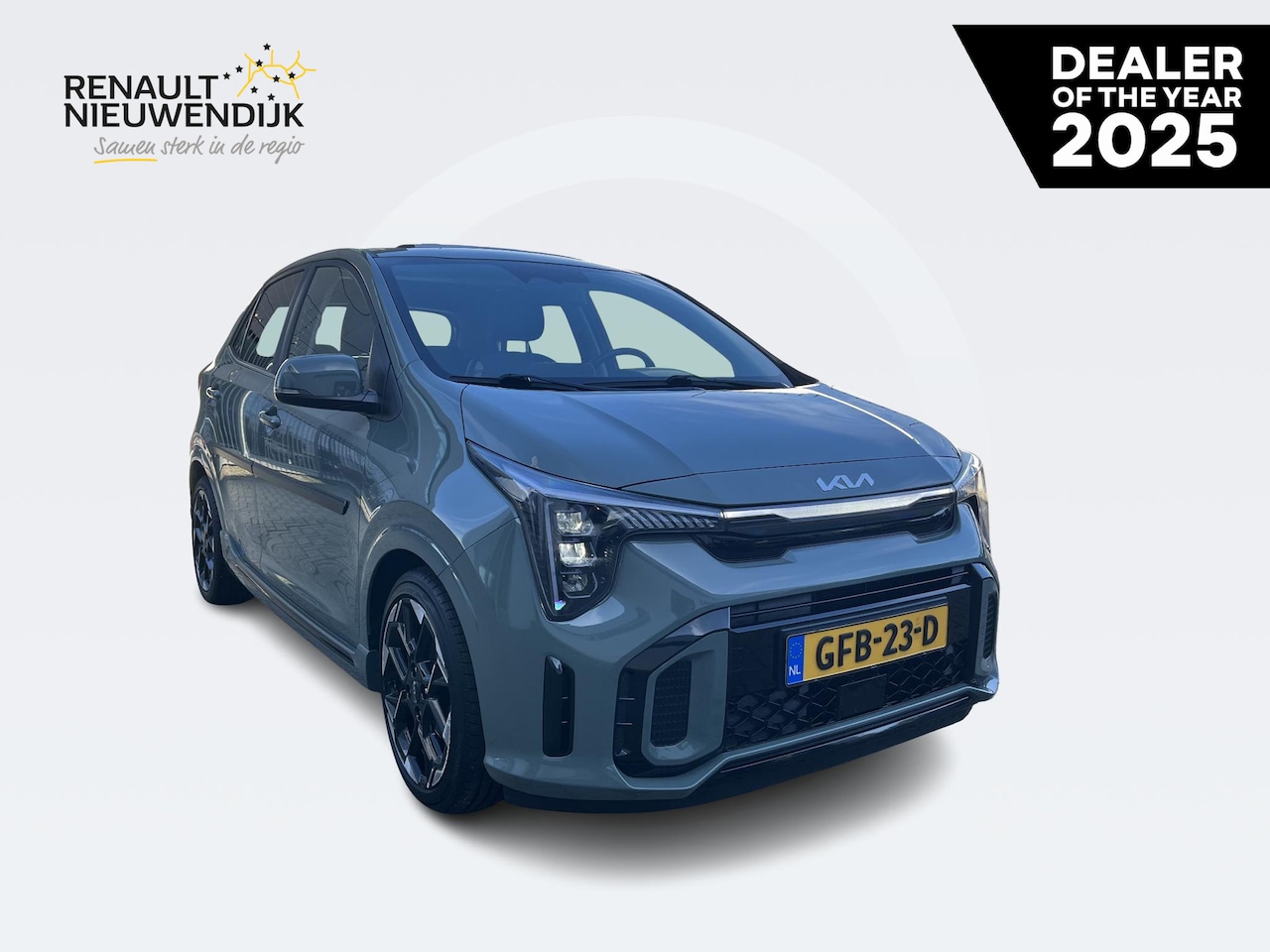 Kia Picanto - 1.0 DPI DynamicLine l SCHUIF KANTELDAK l  AIRCO l APPLE CARPLAY ANDROID AUTO l NAVIGATIE G - AutoWereld.nl
