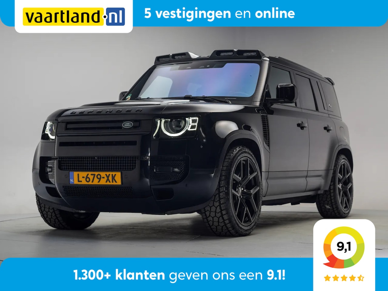 Land Rover Defender 110 - 2.0 P400e X-Dynamic HSE [ Panorama Meridian Luchtvering Leder Apple/Android ] - AutoWereld.nl