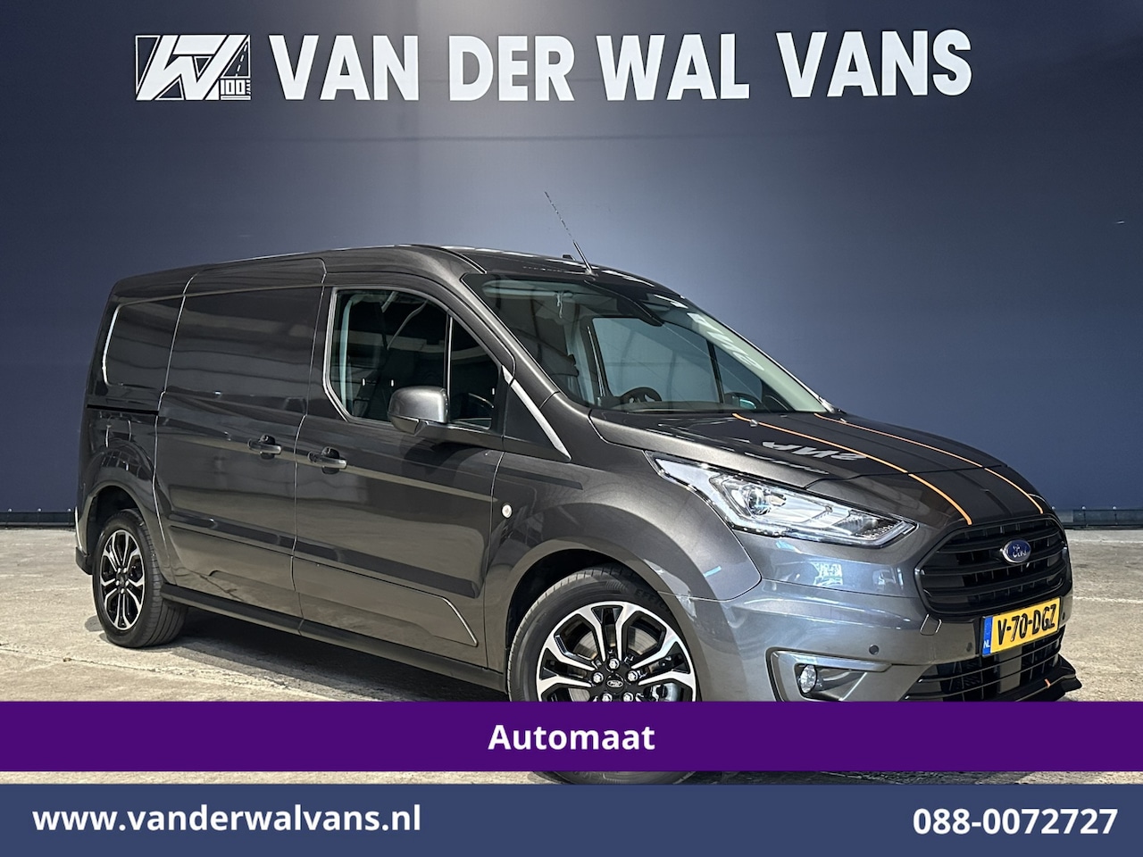 Ford Transit Connect - 1.5 EcoBlue 100pk Automaat L2H1 Euro6 Airco | Camera | Navigatie | LM Velgen | LED | Apple - AutoWereld.nl
