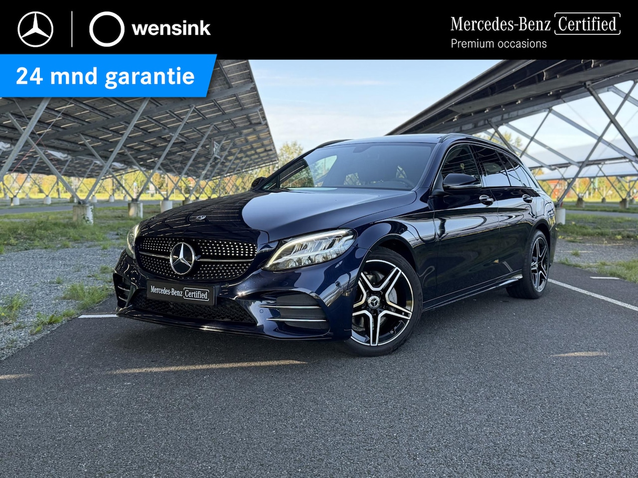 Mercedes-Benz C-klasse Estate - 180 Business Solution AMG | Night | Panoramadak | Widescreen | Stoelverwarming | Achteruit - AutoWereld.nl