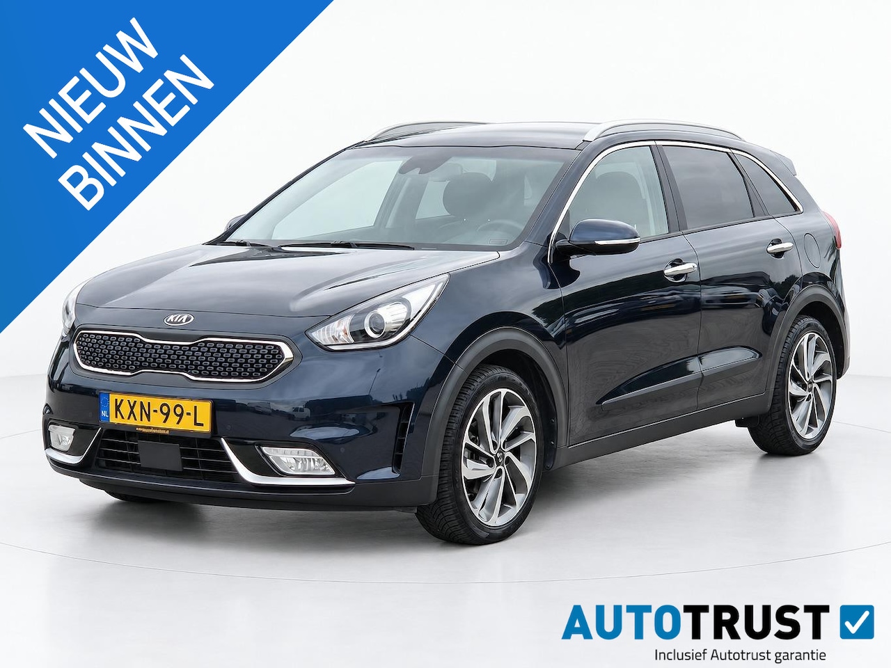 Kia Niro - 1.6 GDi Hybrid AUTOMAAT STOELKOEL + VERWARMING - AutoWereld.nl