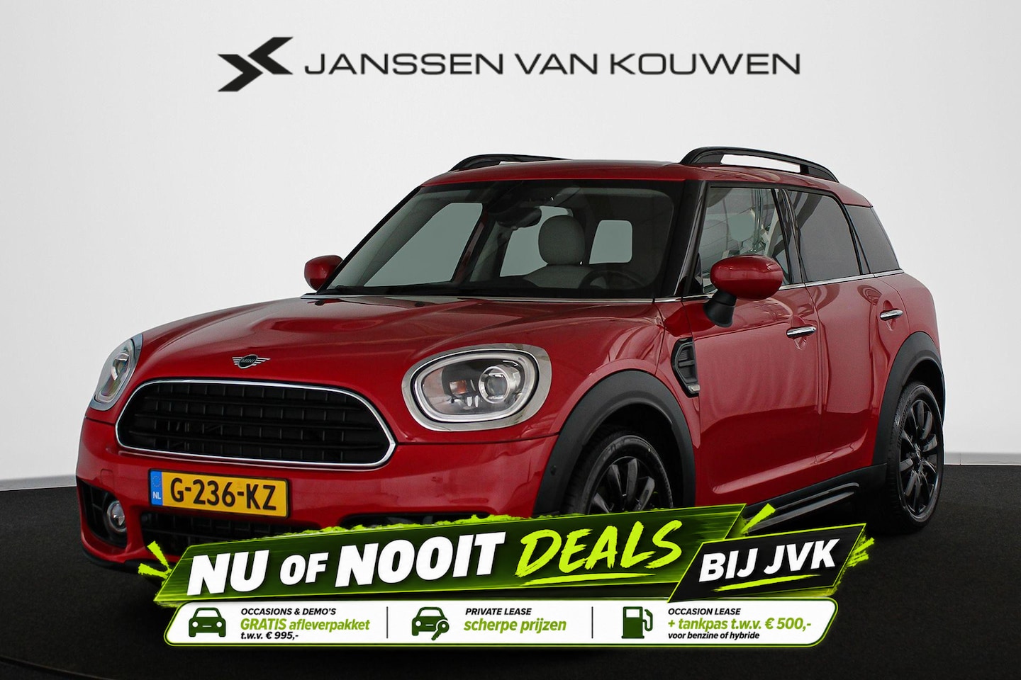 MINI Countryman - 1.5 Cooper Chili Stoel-Voorruitverwarming Memory Leder Achteruitrijcamera - AutoWereld.nl